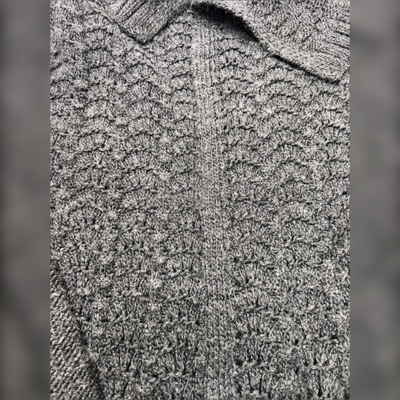 American Eagle Outfitters AEO Cozy Cardigan Sweater Oversized S Small Gray - Picture 8 of 8